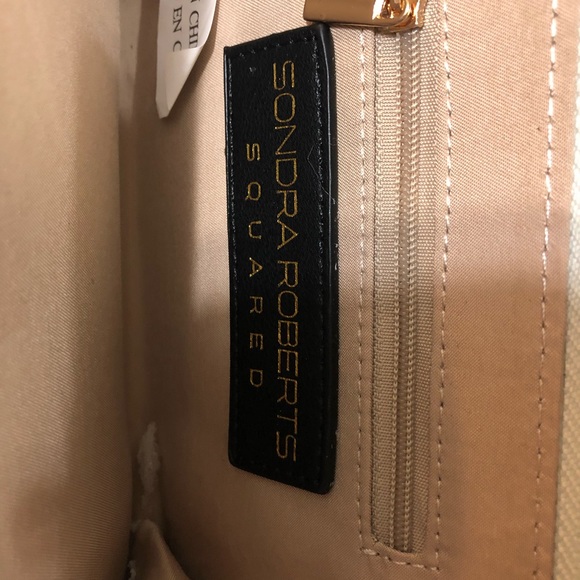 Sondra Roberts squared crossbody/clutch bag NWOT - Picture 7 of 7